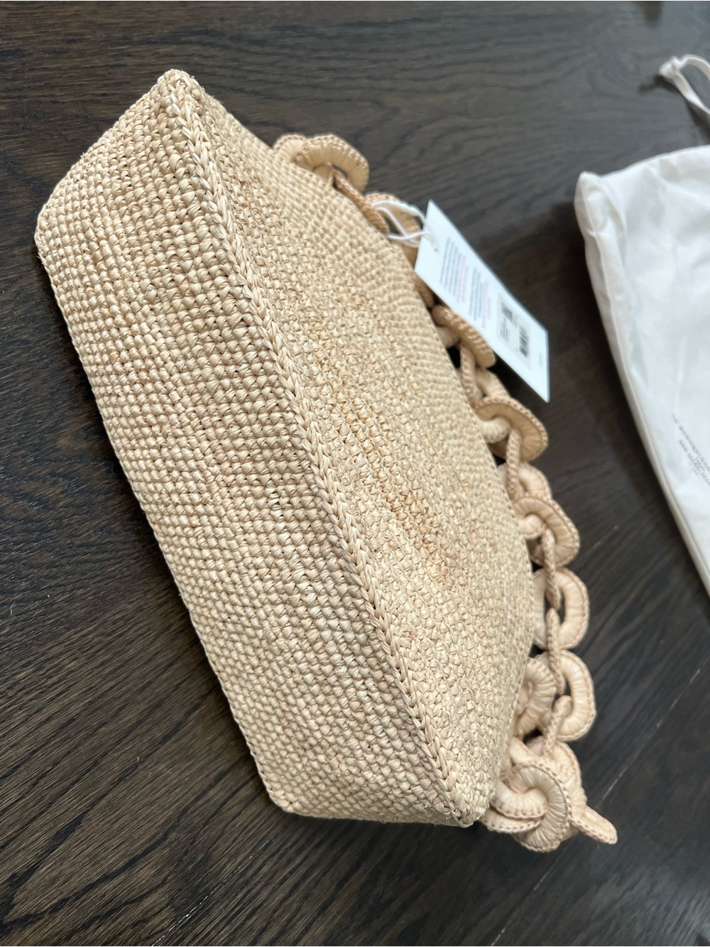 [New with Tags] Sezane Isabelle Bag in Natural Woven Raffia - Picture 8 of 10